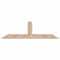 Ekena Millwork Portland Smooth Timber Gable Bracket, Douglas Fir, 72"W x 21"H x 5 1/2"D x 5 1/2"F, 7/12 Pitch GBW072X21X0606POR00SDF - alternate 1